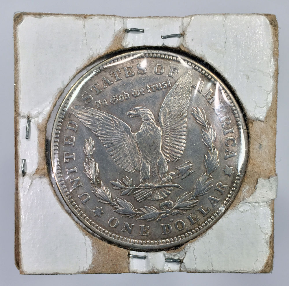1921-D-Morgan:-This-2x2-Flip-Has-Patina